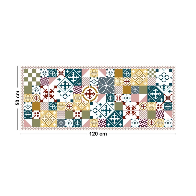 Tapis vinyle carreaux de ciment Tapis vinyle carreaux de ciment